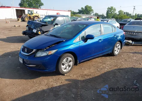 2014 Honda Civic Lx from USA, damaged, VIN 19XFB2F52EE014970